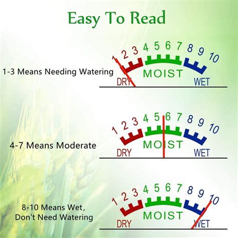 best houseplant moisture meter|soil moisture level chart.